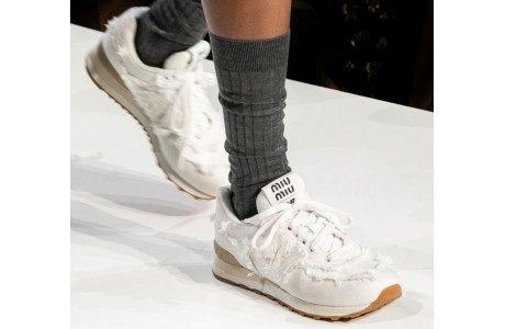 New Balance 574 x Miu Miu White