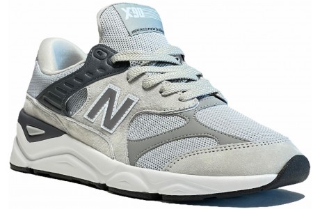 New Balance Х-90 белые с серым