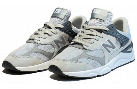 New Balance Х-90 белые с серым