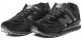 New Balance 574 classic полностью черные с мехом