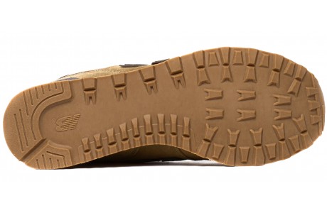 New Balance 574 light brown с мехом
