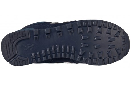 New Balance 574 мужские полностью синие с мехом