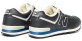 New Balance 574 синие кожаные с мехом