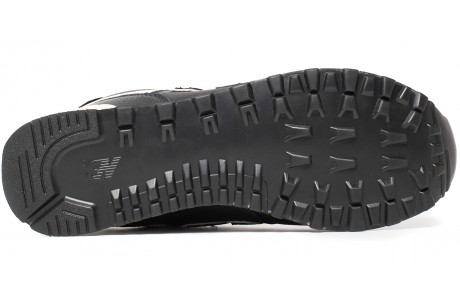 New Balance 574 синие кожаные с мехом