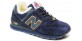 New Balance 574 Синие с желтым с мехом