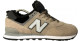 New Balance 574 Beige Black Big Size С Мехом