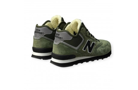 New Balance 574 classic green С Мехом