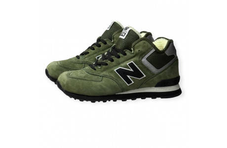 New Balance 574 classic green С Мехом