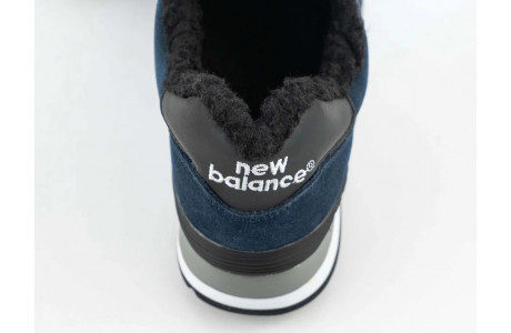 New Balance 574 Dark Blue Big Size С Мехом