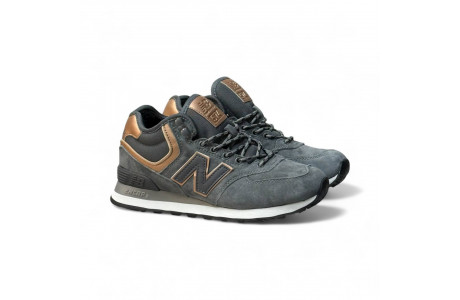 New Balance 574 Encap Grey Gold С Мехом