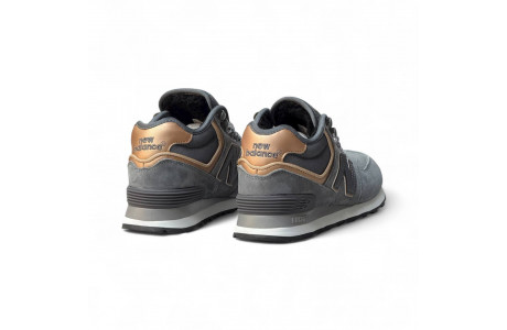 New Balance 574 Encap Grey Gold С Мехом