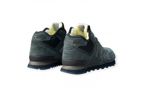 New Balance 574 Grey Moss С Мехом