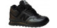 New Balance 574 leather Black  С Мехом