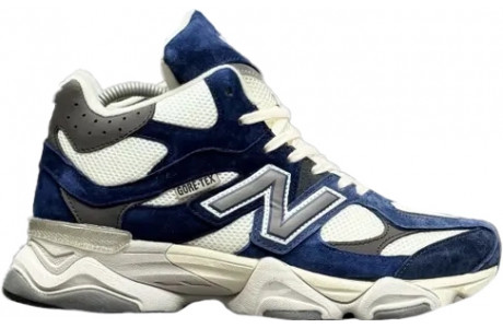 New Balance 9060 Blue White с мехом