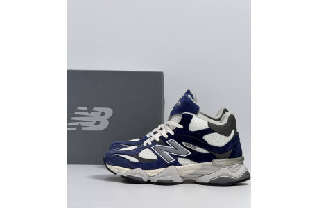 New Balance 9060 Blue White с мехом