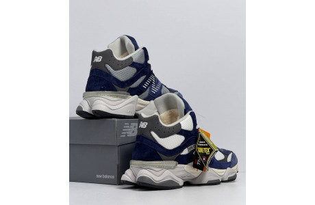 New Balance 9060 Blue White с мехом