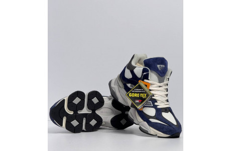 New Balance 9060 Blue White с мехом