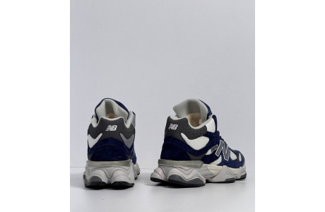 New Balance 9060 Blue White с мехом