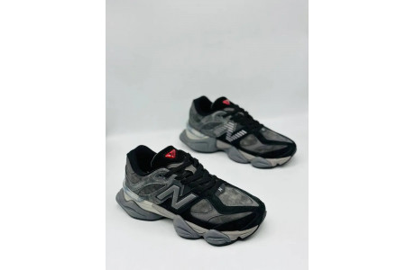 New Balance 9060 Dark Grey Winter С Мехом