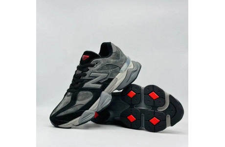 New Balance 9060 Dark Grey Winter С Мехом