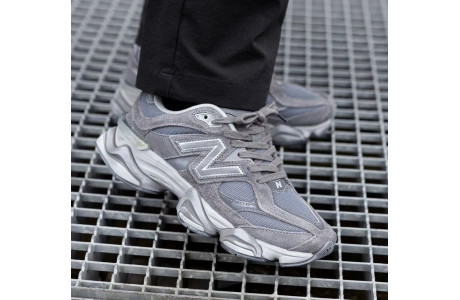 New Balance 9060 Deep Grey С Мехом