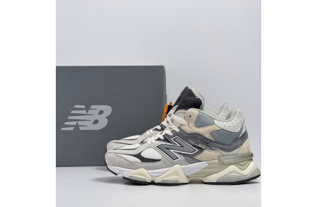 New Balance 9060 Light Grey с мехом