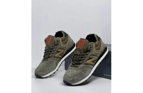 New Balance Classic 574 Khaki С Мехом