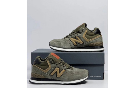 New Balance Classic 574 Khaki С Мехом