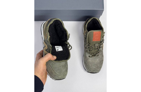 New Balance Classic 574 Khaki С Мехом