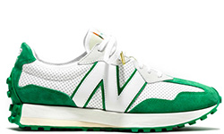 New Balance 327 белые с зеленым