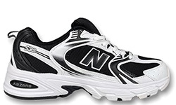 New Balance 530 Black and White