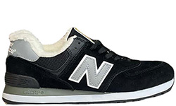 New Balance 574 Navy Grey Winter Edition С Мехом