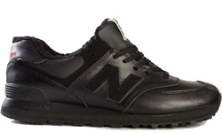 New Balance 574 Полностью Чёрные с мехом