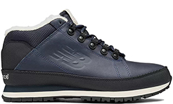 New Balance 754 кожаные синие с мехом