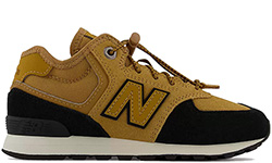 New Balance 574 Mid коричневые детские с мехом