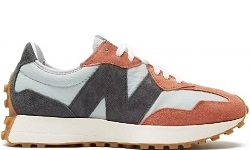 New Balance WS 327 черные с оранжевым