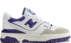 New Balance 550 White Prism Purple