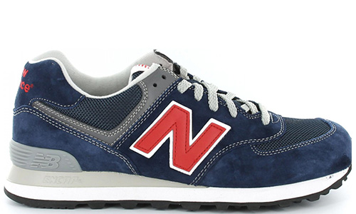 New Balance 574 Red/Blue